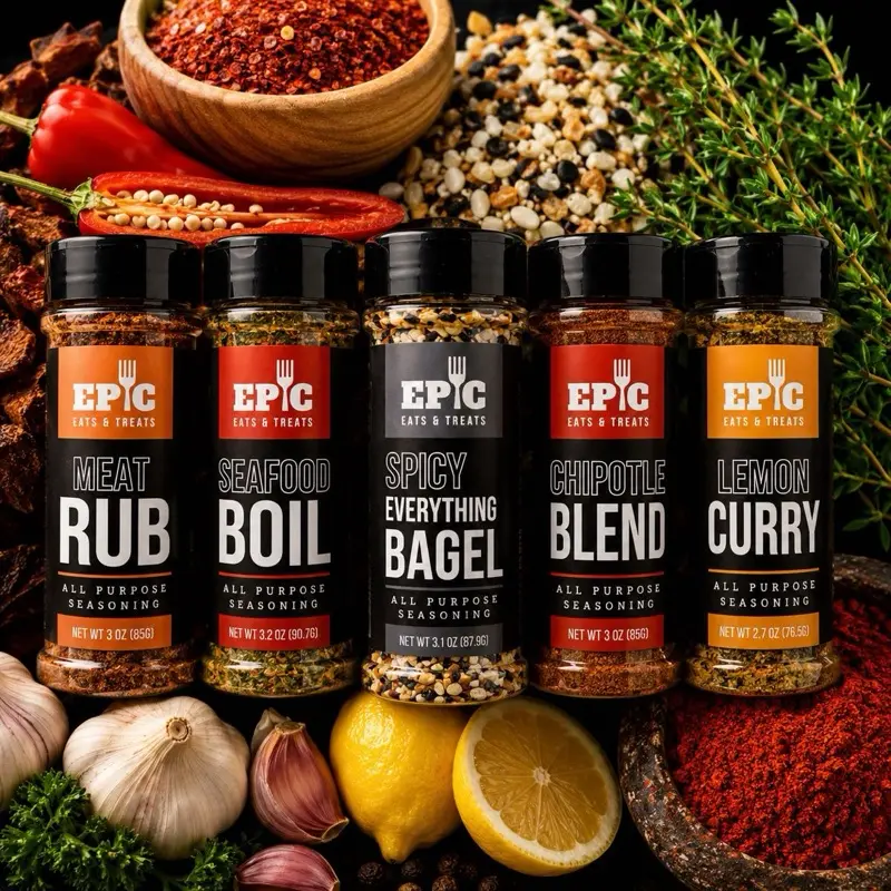 EPIC5 Spice Bundle - Epic Eats & Treats with Garlic and Meat Flavor