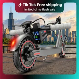 Electric Scooter -19 MPH Max Speed, 8.5''Honeycomb Solid Tires, 350W Motor, 12 Miles Range,Adjustable Speed Foldable Commuter Scooter with Dual Braking System &App Control School Scooters