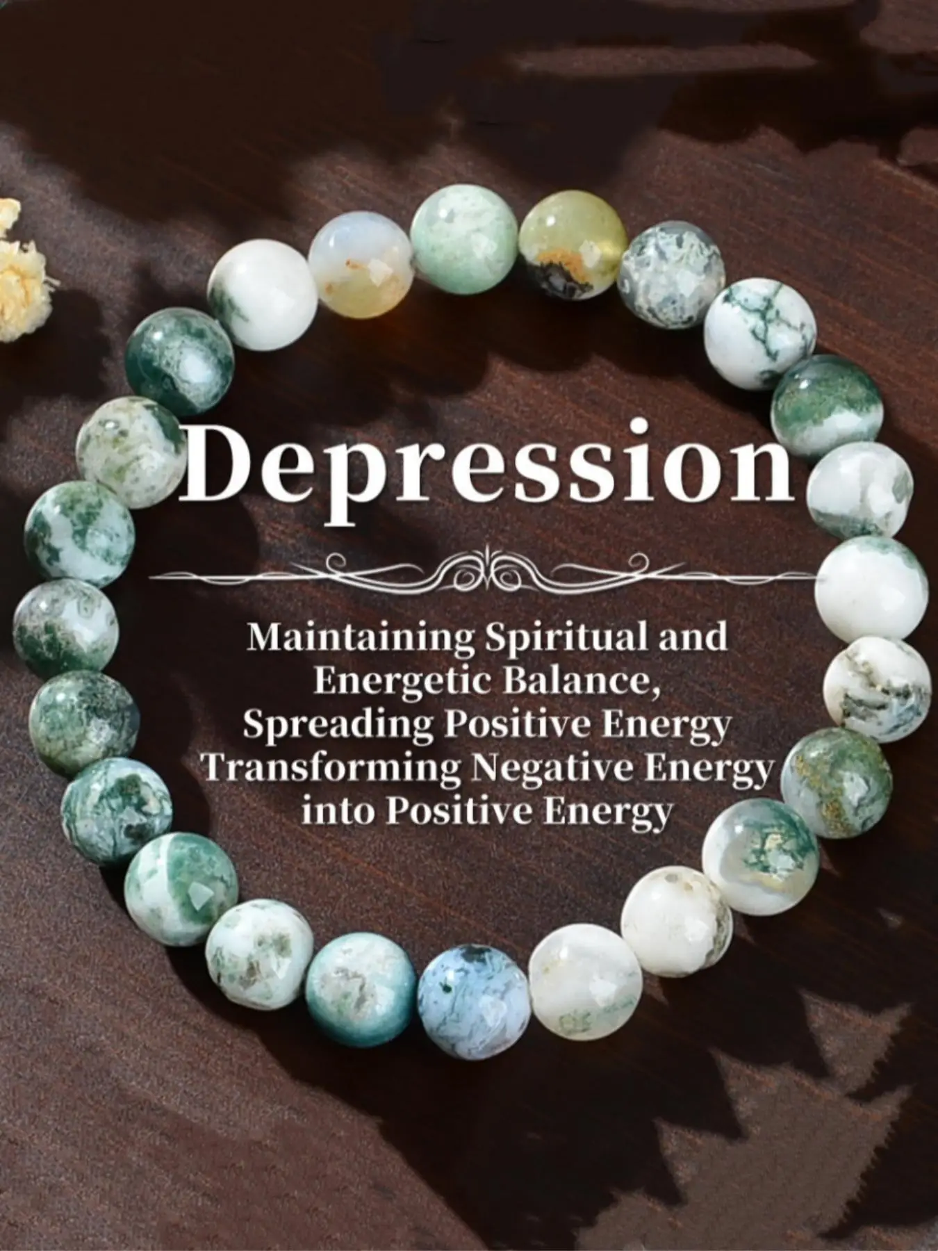 Natural Stone Beaded Bracelet, Fashionable Elastic Bracelet for Women & Men, Trendy All-match & Exquisite Jewelry for Birthday Gift