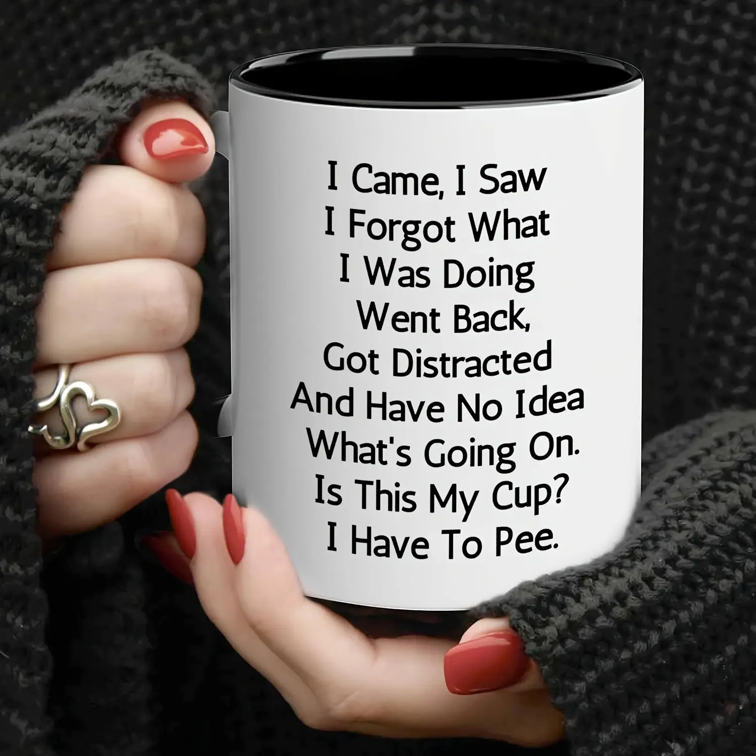 1pc Humorous Ceramic Mug 11OZ - Ideal Gift for Seniors, Elderly, Men & Women, Funny Bathroom Humor Cup for Birthday, Mother'S Day, Father'S Day, Christmas