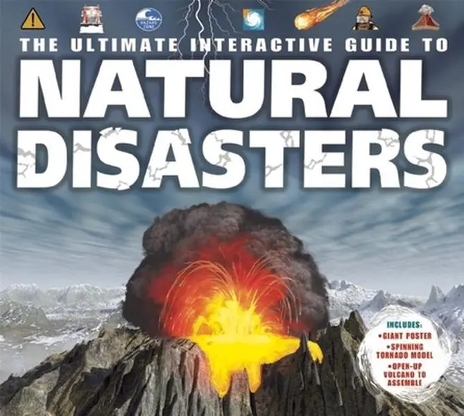 Used Educational Book - The Ultimate Interactive Complete Guide to Learning Natural Disasters, Informative Resource for Future Weather Research, with Cardstock Poster & Map, by Ian Graham, English, 2.1 lb