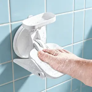 Shower footrests, wall-mounted foot stools, bathroom shower footrests, plastic shower steps with suction cups, bathroom accessories.