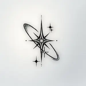 Galactic Spark Temporary Tattoo