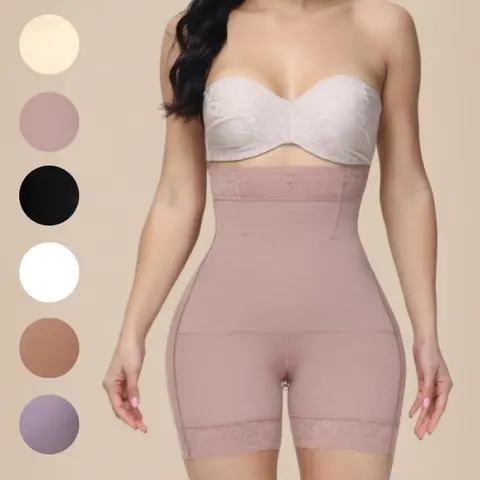 ChicCurve Fajas Women's Slimming Butt Lifter High Waist Seamless Shorts