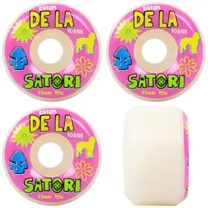 Satori Skateboard Wheels 53mm De La V2 Conical 101A