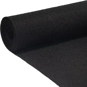 Black Carpet Non-Woven Fabric | Length: 72 inch (6 ft.), Width: 43 inch (3ft 7in) | for Speaker Sub Box Carpet For Home,Auto,RV,Boat,Marine,Truck & Car Trunk Liner