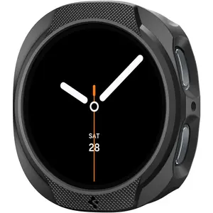 Designed for Samsung Galaxy Watch 8 44mm Case Flexible Lightweight TPU Cover (2025) - Matte Black