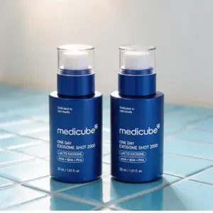 Medicube One Day Exosome Shot 2000 Pore Blurring Primer Serum, Exosome Exfoliating Ampoule to Smooth Skin for Long Lasting Makeup