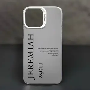 Christian Jeremiah 29:11 Scripture Phone Case for iPhone 17 16 15 14 13 12 11 Pro Max, Minimalist Clear Case for Women Men, Perfect Gift, Accessories, Smartphone