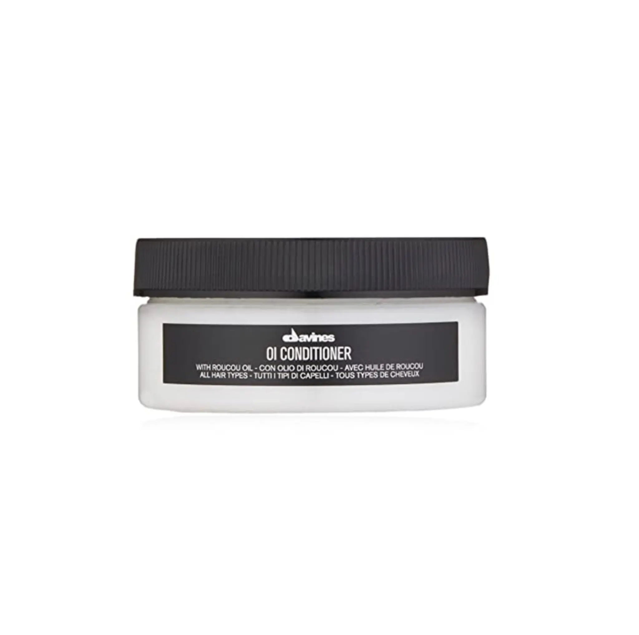 Davines OI Conditioner Travel Size 2 oz - Rich Butter Formula with Roucou Oil for All Hair Types Softness Shine & Body Enhancer