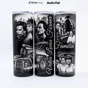 Blood in, Blood out 20oz Tumbler - Stainless Steel - Movie Enthusiasts