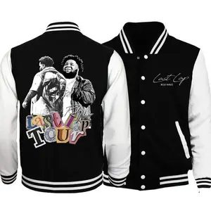 Rapper R0d Wave Last Lap Tour Baseballs Jackets Women Men Sports Baseball Jacket Hoodies