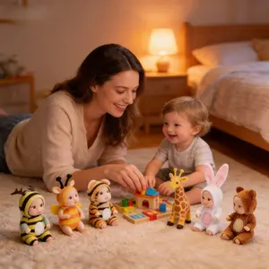 Cute Animal Insect Dolls Sleepy Eyes Open, Toy Gift Box, Perfect Gift Bundle, Humor Gift, Perfect Christmas Birthday Holiday Gifts, Ideal Party Supplies, 6 Boxes Set Y2K