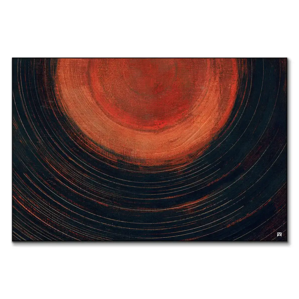 Puttin it on Wax Wall Art Print, Abstract Artwork with Print and Frame
