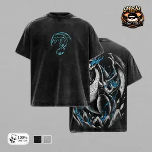 [COLLECTION] PKM - GreninjaPokemon , MegaLucarioPokemon , GyaradosPokemon ; CharizardPokemon Anime T-Shirt Vintage Acid Wash Oversized Graphic Tee Streetwear Collection Gift