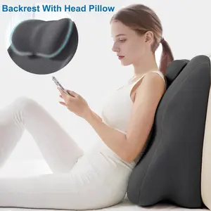 Ergonomic Bed Pillow - Multi-purpose Backrest/Prone Pillow/Lying Pillow, Neck And Back Support, Removable Pillowcase, for Sleeping Reading Office, Birthday Gift