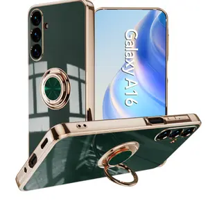Kickstand Phone Case with Strong Magnetic Ring, Back Cover Compatible with A06, A16 4G/5G, A26, A36, A56 (HN110)