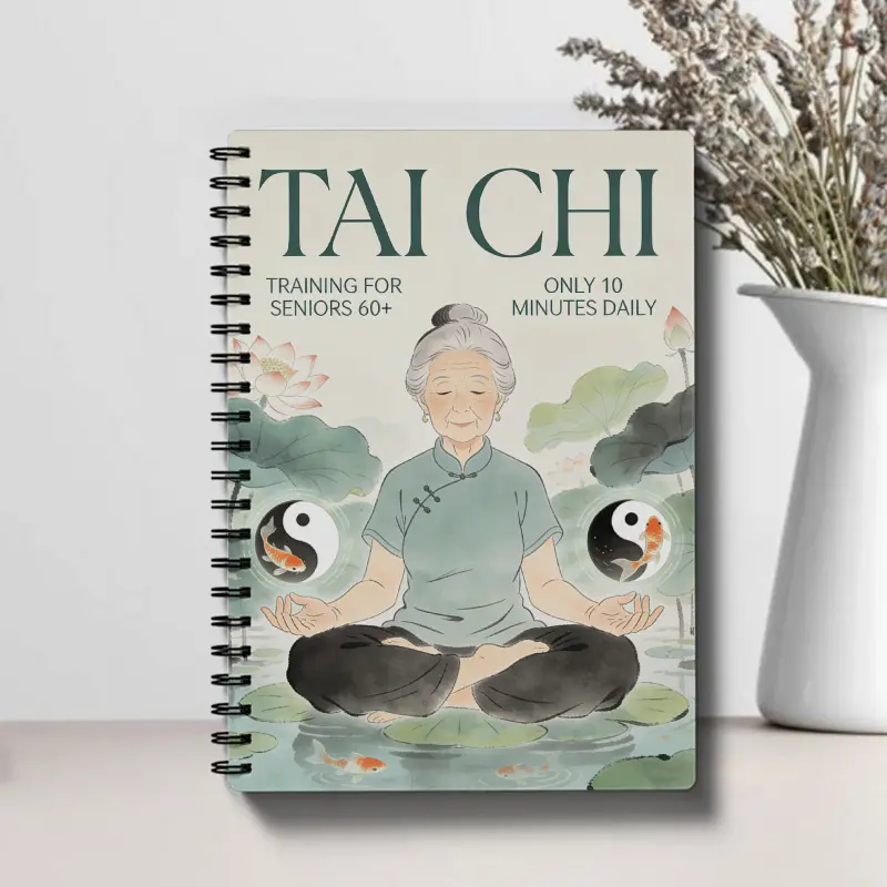 A set of Tai Chi walking methods, suitable for the elderly | Improve balance, reduce the risk of falls, strengthen muscles, and exercise the brain through a simple daily walking routine | Spiral binding, mixed color pages Book