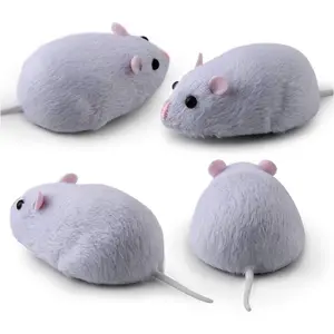 Toy Adult Prank Catapult Pet Toy Infrared Remote Control Electric Mouse Simulation Model Christmas Gift Unisex Portable