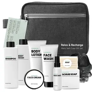Body & Earth Gifts for Men 10Pcs Full Size Mens Body Wash Sets With Toiletry Bag Perfect Mens Gift for Christmas Birthday Gifts Anniversary Gifts for Men