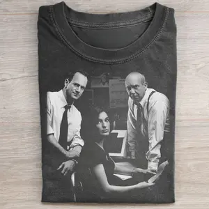Vintage Elliot Stabler, Olivia Benson And Dann Florek Graphic Tee - Elliot and Olivia Shirt - Law and Order SVU Movie Shirt - Movie Character Shirt - Funny Movies Scene Menswear Top