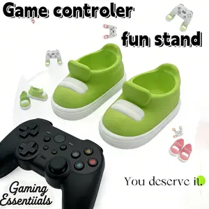 Colorful Shoe-Shaped Game Controller Stand, Creative Desktop Ornament, Practical Gaming Accessory, Perfect Gift for Gamers