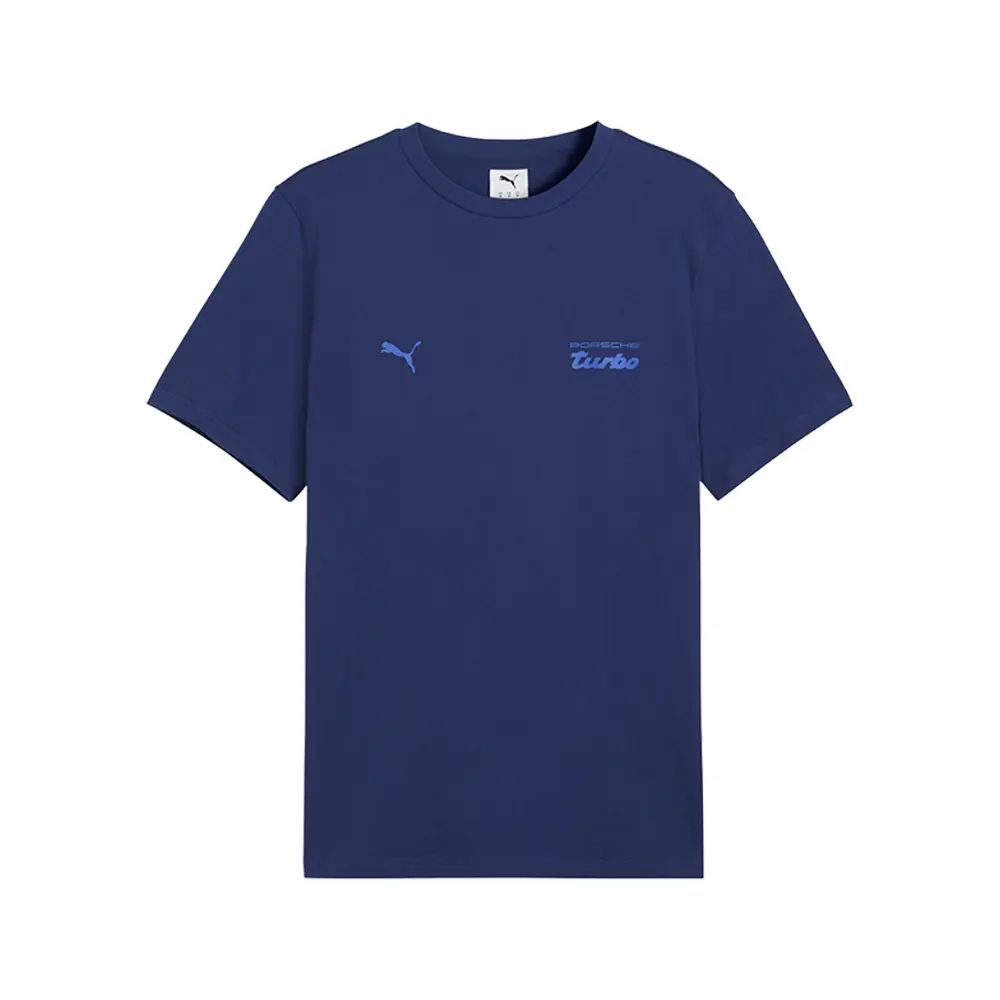 PUMA Mens Porsche Legacy Crew Neck Short Sleeve Casual Tops Casual - Blue