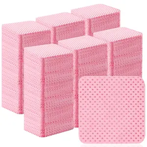 1200 PCS Lint Free Nail Wipes | Non-Woven Nail Polish Remover Pads | Absorbable Eyelash Extension Glue Cleaning Wipes