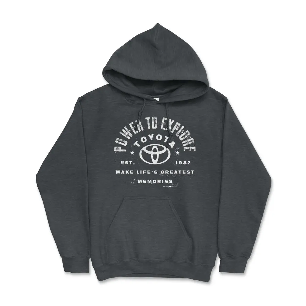 Toyota Hoodie-Power to Explore Off Road Apparel, Tops, Jersey, Everyday