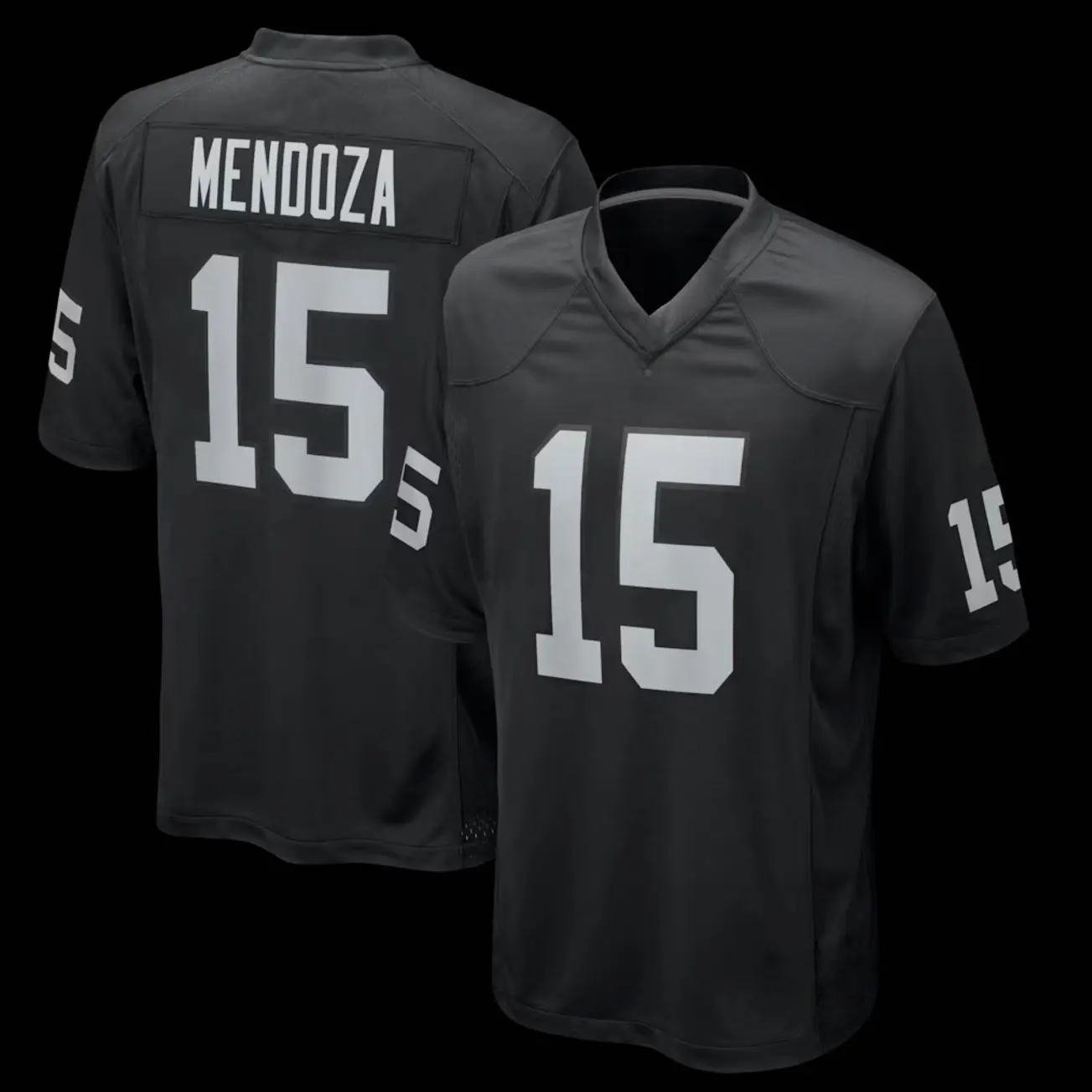 Unisex Football inspired by Mendoza Las Vegas Fashion 2026 Draft First Round Pick No. 1 Team Game Jersey - Black