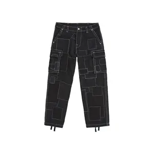 Supreme True Religion Patchwork Cargo Pant Black