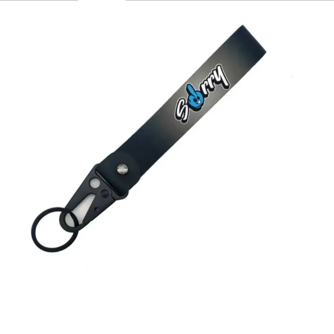 JDM Wrist Lanyard/Keychain - Sorry (Black)