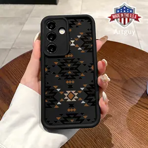 Soft Case for Samsung S24 ultra plus S25 S23 S22 Ultra Pluss Shockproof Drop Protection Rugged Durable Geometric Harmony Advanced fashion gift Silicone Cover