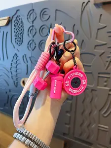 Creative Versatile Barbell Letter Decorative Hanging Piece for Bags Keys, Stylish Accessory for Everyday Use, Perfect Gift Idea, Cute Keychain