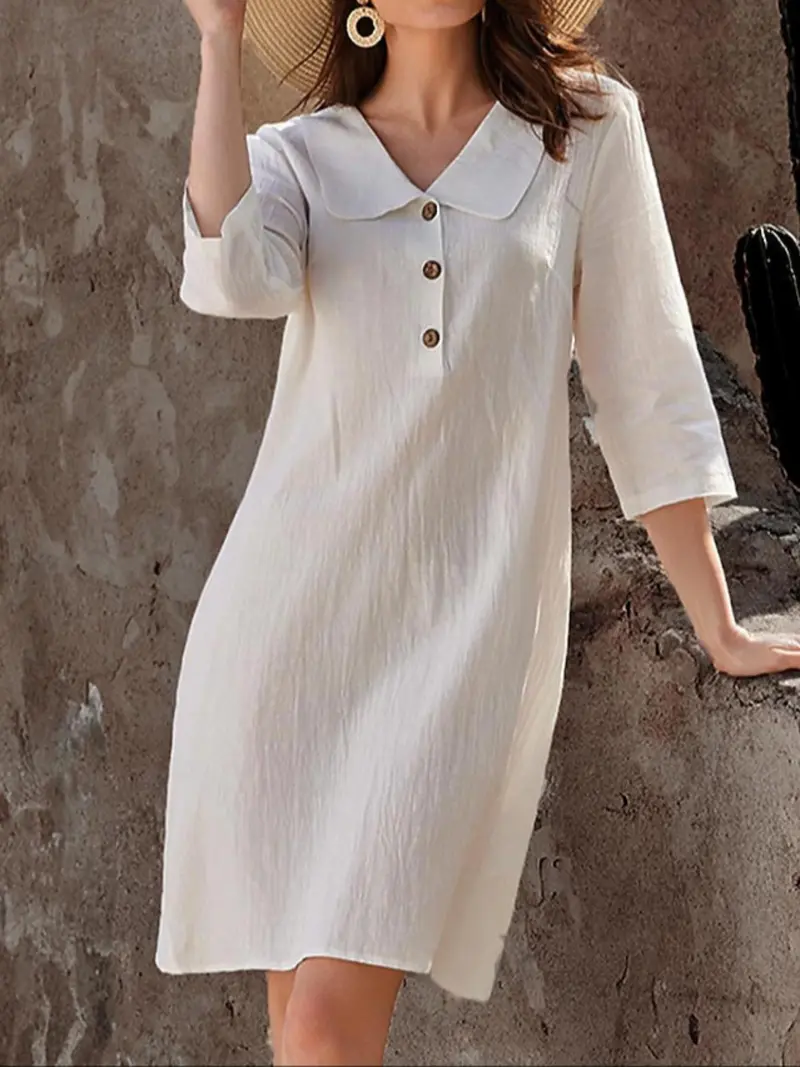 collar shirt dress for women - TikTok Shop