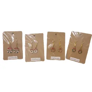 Christmas Wreath Earrings - Festive and Stylish