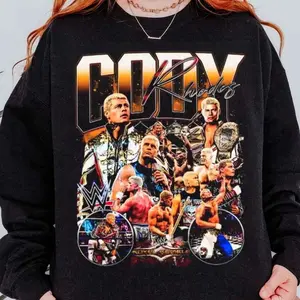90s Graphic Style Cody Rhodes T-Shirt, Sweatshirt, Hoodie - Cody Rhodes Sweatshirt - American Professional Wrestler Tee For Man and Woman Unisex Shirt 1VS