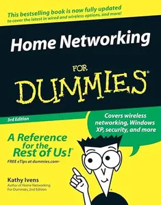 USED-Home Networking For Dummies by Kathy Ivens (Paperback)