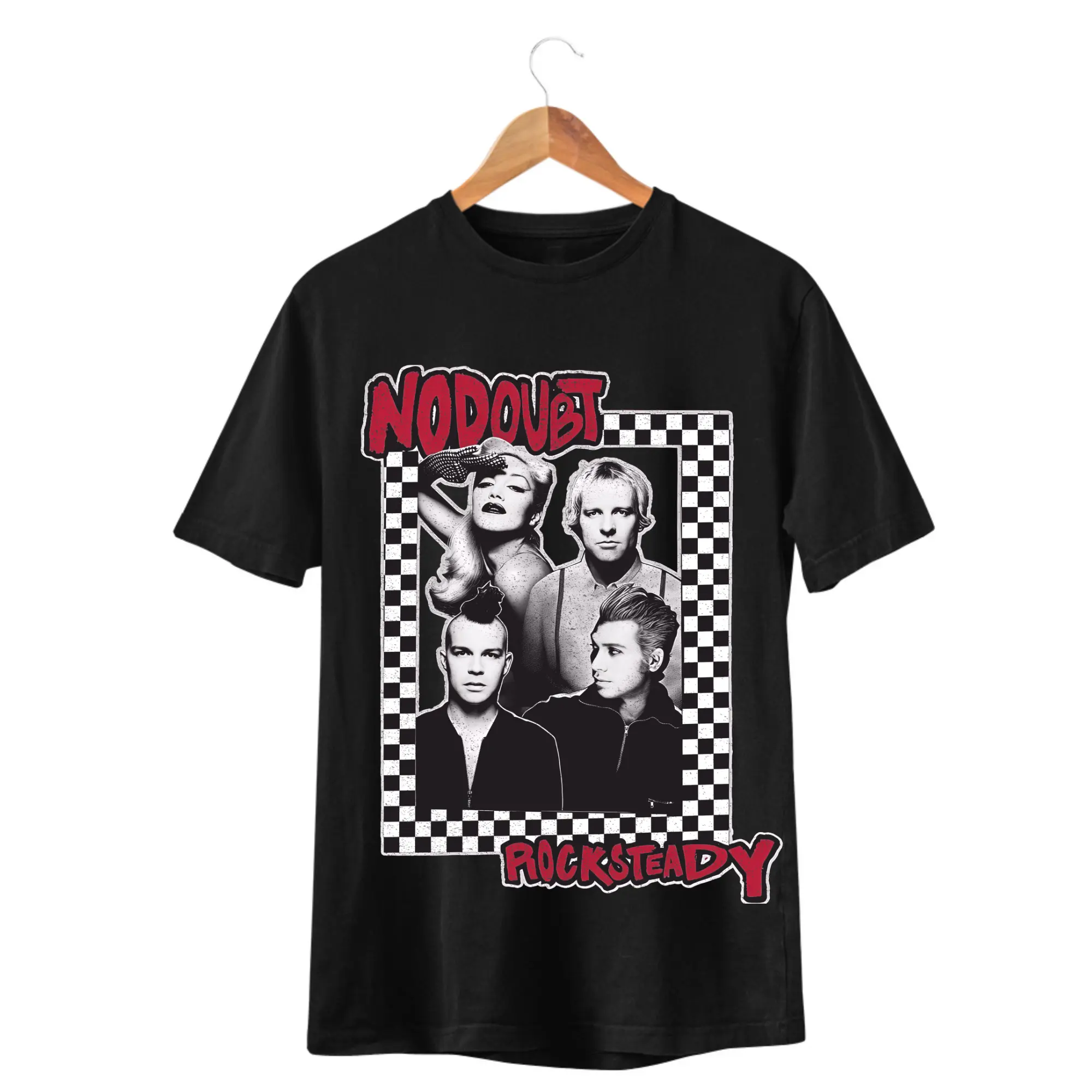 No Doubt Rock Steady T-Shirt Vintage Ska Punk Band T-Shirt Retro 90S Graphic T-Shirt