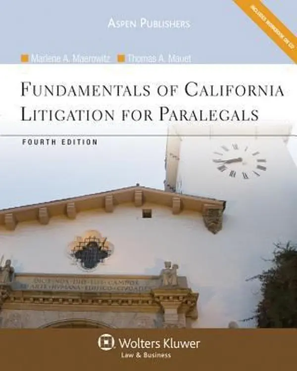 USED-Fundamentals of California Litigation for Paralegals by Marlene A. Maerowitz (Paperback)