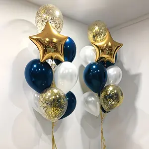 7-Piece Star Balloon Set for All Occasions, Ideal for Birthdays, Halloween, Christmas and Party Celebrations Decoration, Easy to Decorate with Yl Fashion Home, Round