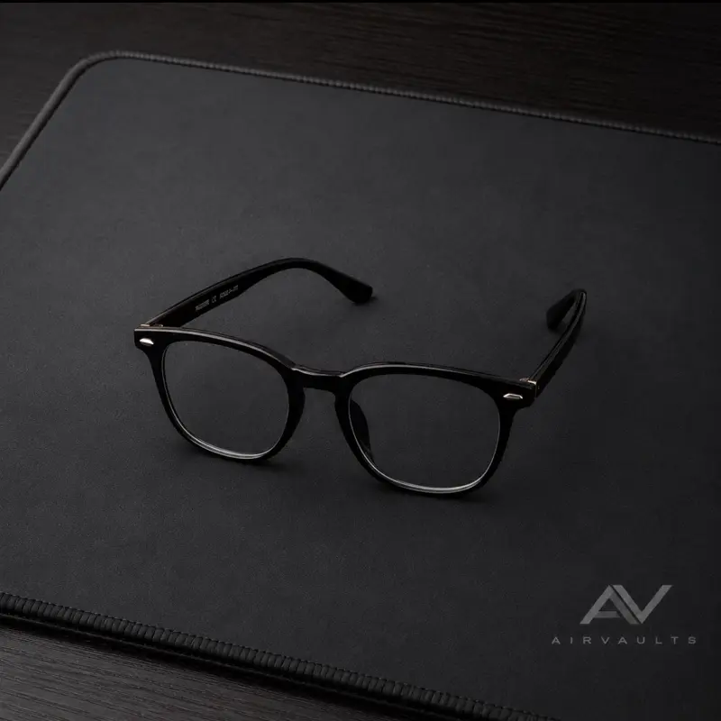 Classic Clear Lens Glasses - Unisex Lightweight Frame, One Size Fits Most, Black & Clear Options, Brand New, Everyday Use