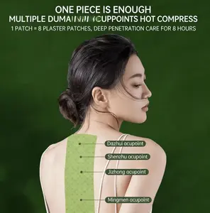 Natural herbal ingredients relax the back and spine, herbal vertebra support backrest, 7 pieces per box, comfortable warm support, easy to use, convenient daily heat therapy, ideal for busy lifestyles, home or outdoor use comfort cold flower-shaped style