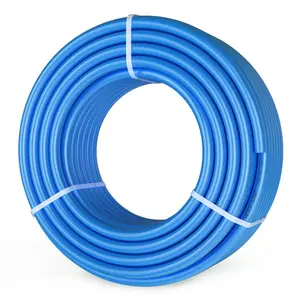 fathersdaygift VEVOR PEX Pipe 3/4 Inch, 100 Feet Length PEX-B Flexible Pipe Tubing for Potable Water, Pex Water Lines for Hot/Cold Water Easily Restore, Plumbing Applications with Free Cutter Clamps, Blue