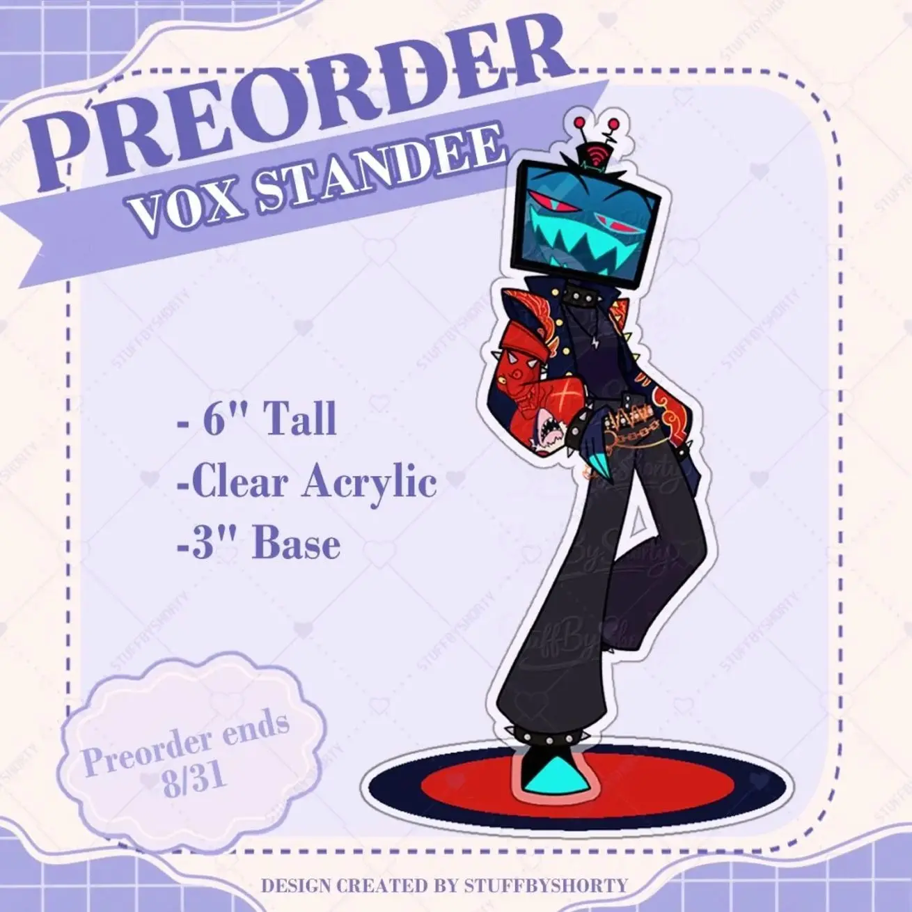 Hazbin Hotel Acrylic Standee Vox