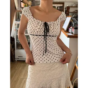 Women Y2k Fairy Grunge Shirts Cap Sleeve Lace Trim Vintage Aesthetic Babydoll Tee Low Cut Preppy Coquette Clothes