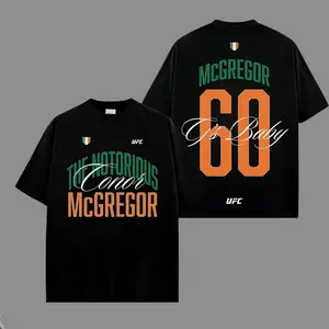 Conor McGregor “The King Is Back” UFC 329 #5 Graphic T-Shirt, The Notorious Vintage MMA Fighter Tee, UFC Champion Fan Merch, Combat Sports Streetwear Shirt, McGregor Comeback Graphic Tee, Oversized UFC Apparel, Unisex Fashion T Shirt for MMA Fans