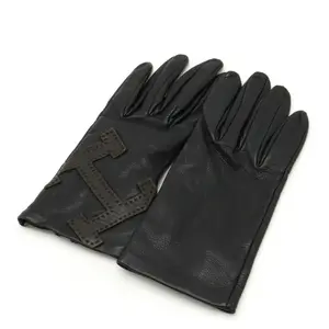 Pre-owned HERMÈS Others Small Leather Goods Hermes Leather H Logo Gloves Gloves