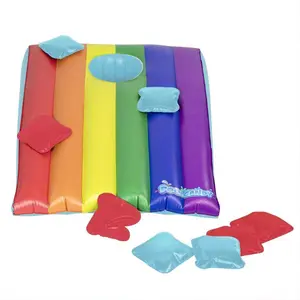 Inflatable Rainbow Cornhole Toss PoolCandy