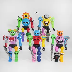 Movable Joint Sprunki Incredibox Robot Model DIY Assembly Toy, Articulating Figurines, Desktop Decoration Anime Merchandise, Birthday Party Gift